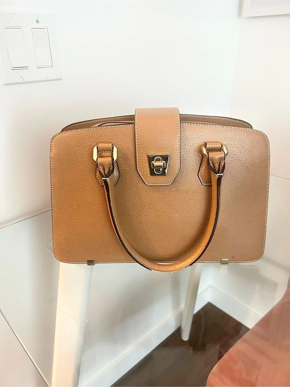 Cromia Brown Satchel Like New